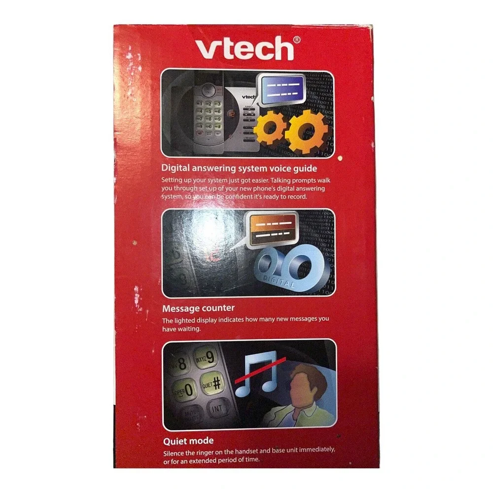 VTech CS6929 Cordless Digital Answering System with Caller ID and Call Waiting.
